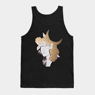 Aurora Aksnes Moon Flower Tank Top